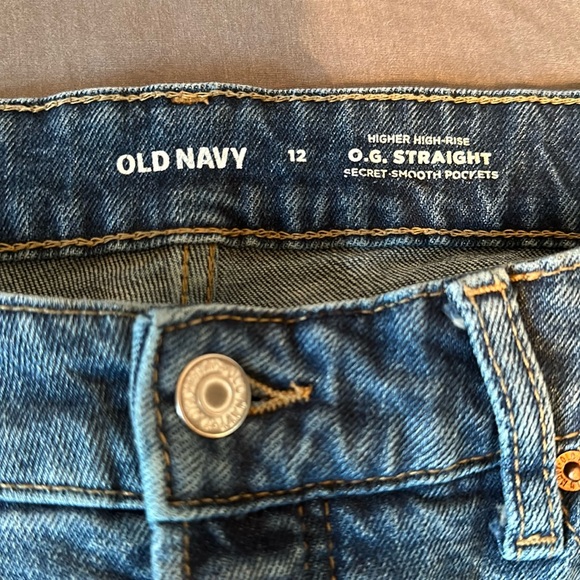 Super High Rise OG Straight Old Navy - Picture 6 of 6